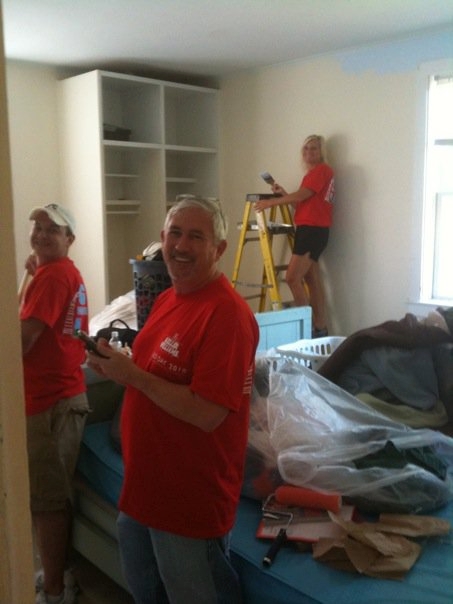 KW Agents Paint Dorm Room - Red Day 2010 - Charleston SC 